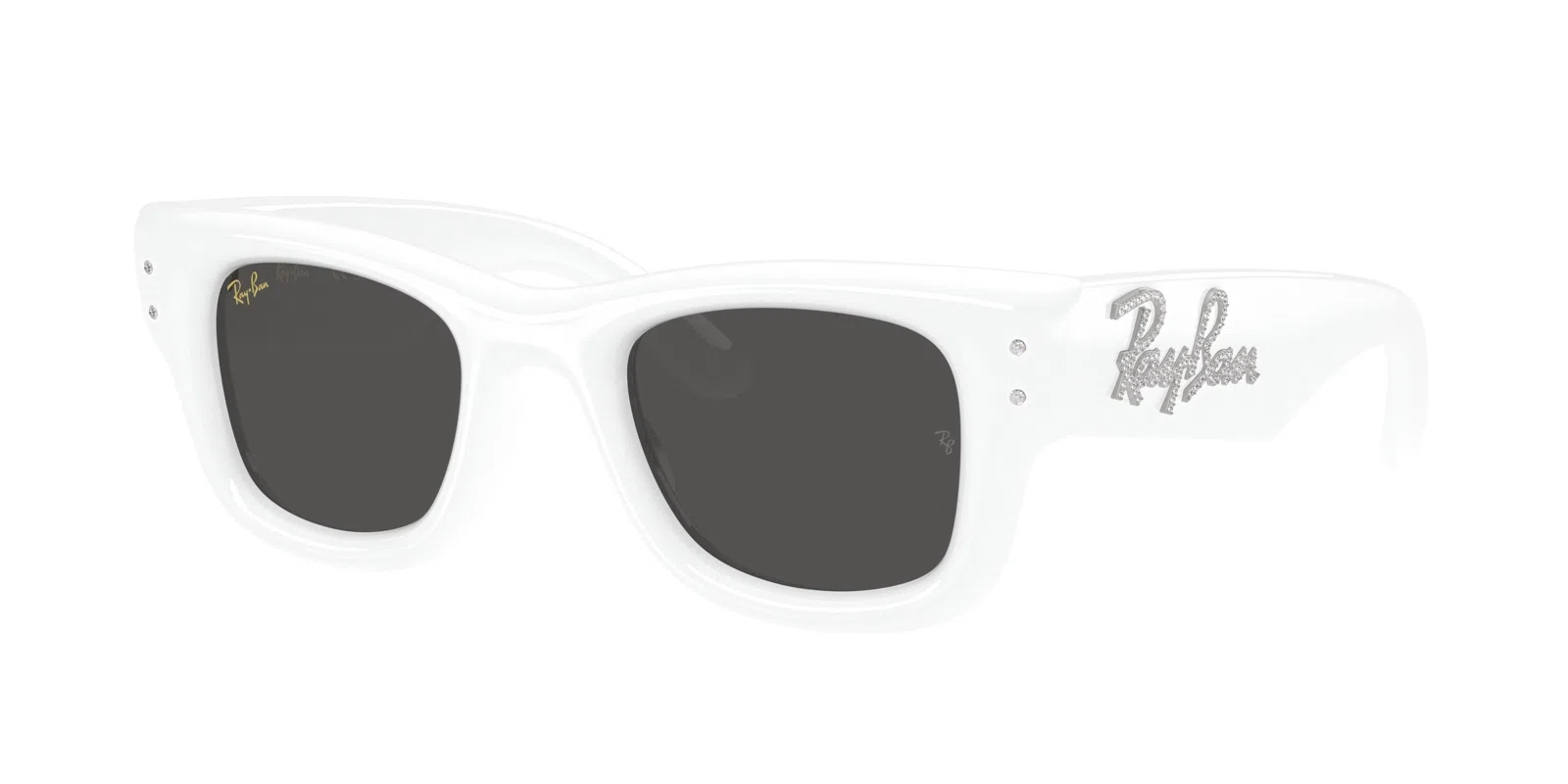 Ray-Ban Wayfarer Puffer 4940B Sunglasses - Green & Strass - view 3